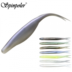 Spinpoler 10pcs/lot Jerk Bait Minnow Slightly split tail rigged 5inch 1/4oz Shad Lure