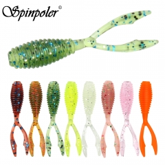 Spinpoler Ajing Soft Bait Fishing Lure 0.3g 36mm Roch Fish Silicone Bass Swimbait Jigging Plastic Baits Worm Shad Fishing Tackle