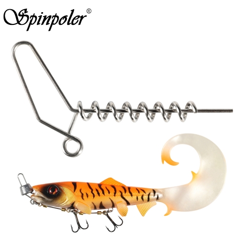 Spinpoler – vis de brochet peu profonde pour gréer des leurres souples, épingle, accessoires de pêche