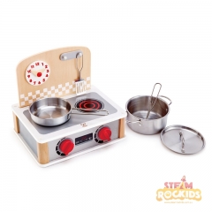 Hape 2-in-1 Kitchen And Grill Set