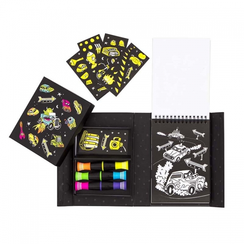 Tiger Tribe - Neon Colouring Set (Road Stars)