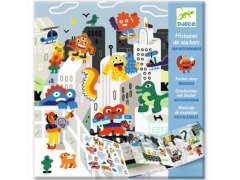 Djeco - Monster Invasion Stickers Set