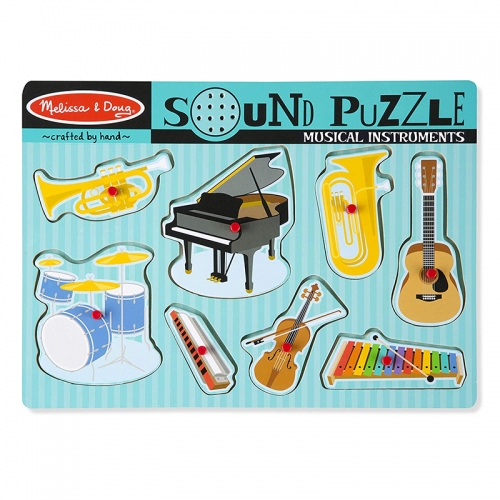 Melissa N Doug Musical Instruments Sound Puzzle