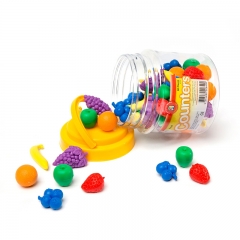 Fruit Maths Counters Jar