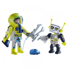 PlayMobil Astronaut and Robot Duo Pack