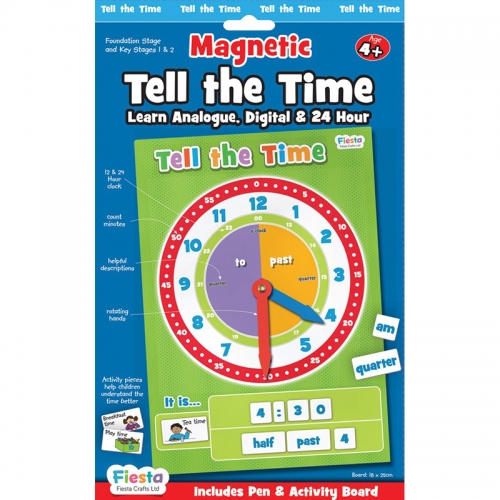 Fiesta Crafts Magnetic Activities (Tell the Time)