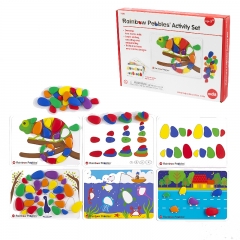 EDX Education Rainbow Pebbles Activity Set