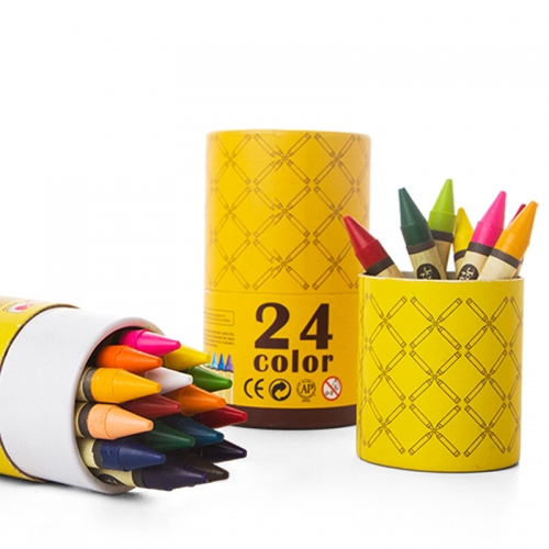Jar Melo Washable Double Wax Crayons (24 Colours Set)