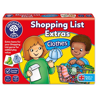Orchard Toys Shopping List Extras (Clothes)