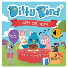 Ditty Bird Happy Birthday Interactive Board Book