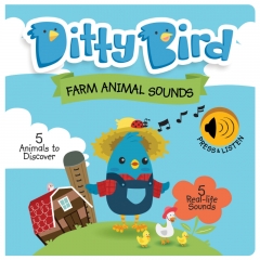 Ditty Bird Farm Animal Sounds Interactive Board Book