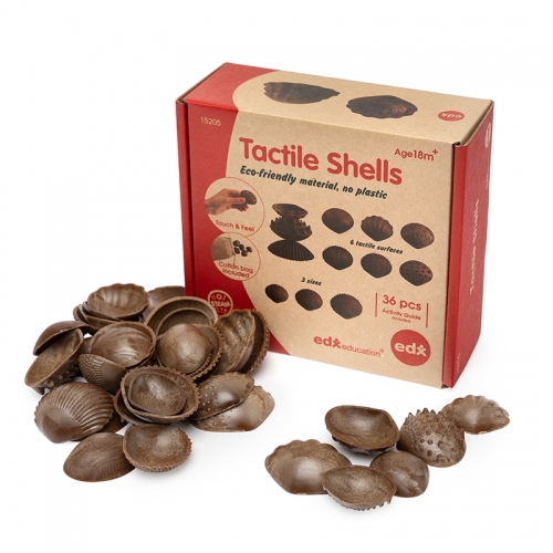 EDX Education Tactile Shells (36 Pieces)