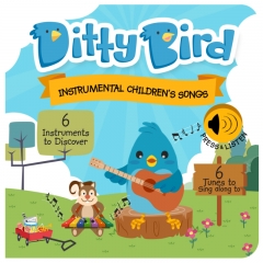 Ditty Bird Instrumental Children's Songs Interactive Board Book