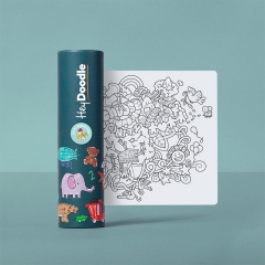 HeyDoodle Reusable Colouring Silicone Mini Mat (Brighter Days)