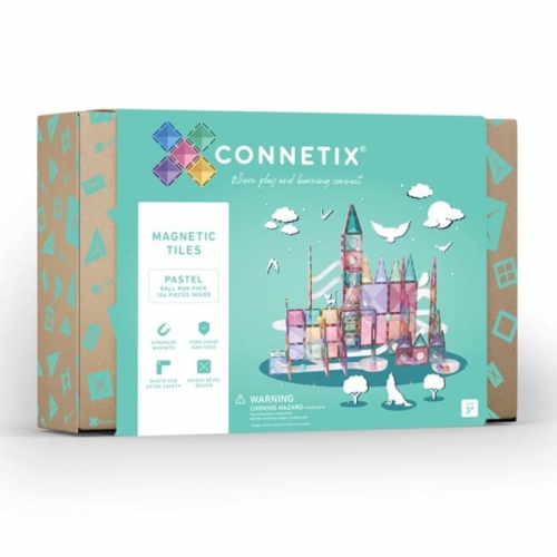 Connectix Pastel Ball Run Pack (106 Pcs)