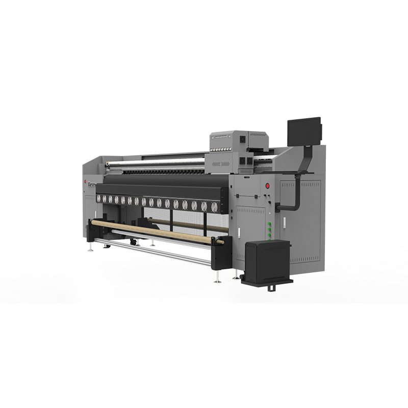 X4Plus 3.2m大幅面UV卷材打印机4-8头理光G6工业UV卷对卷