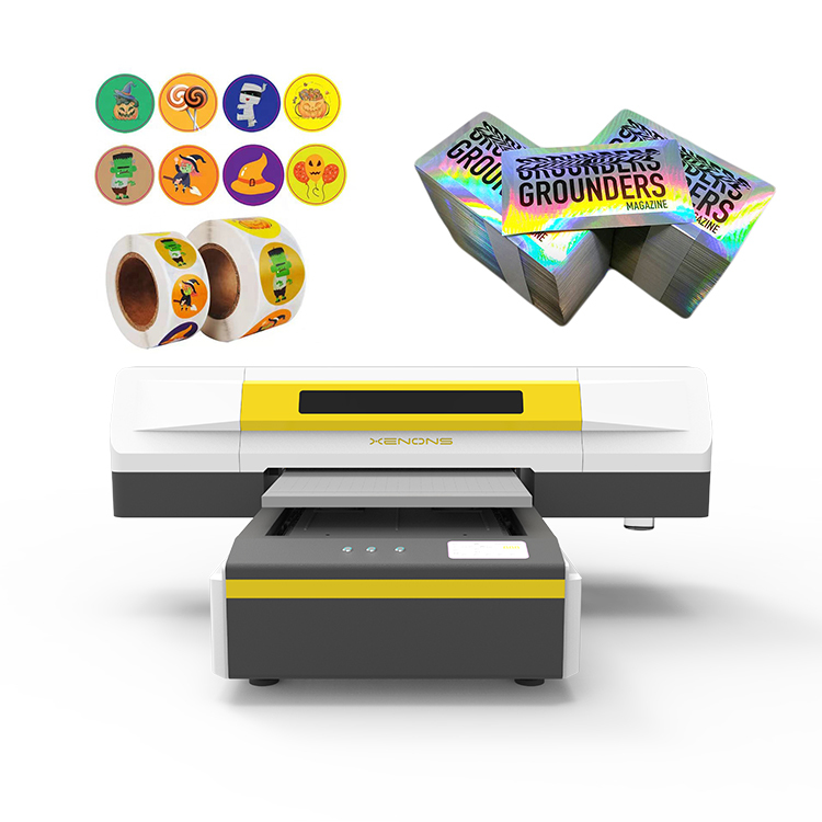 X6090 60*90cm Hi-quality UV Flatbed Printer with 3 i3200 heads