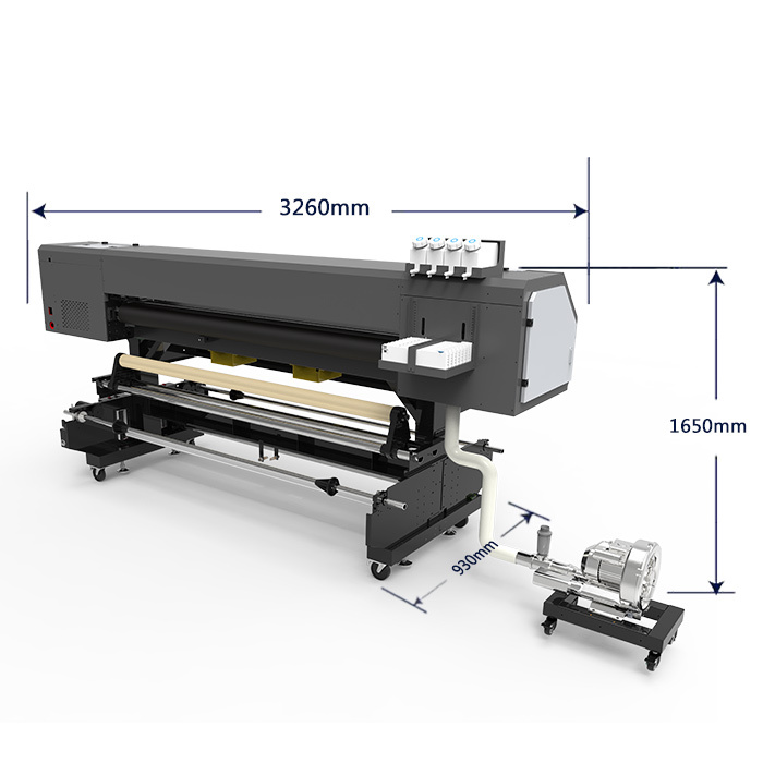R180Pro 1.8m Roll to Roll UV Printer with 3/6 i3200 heads