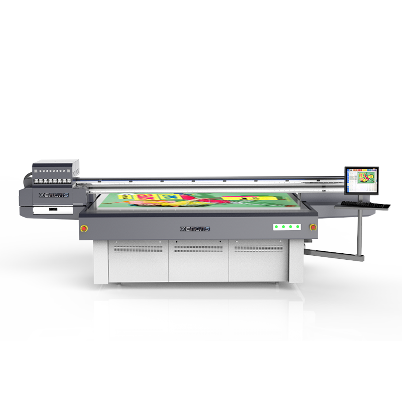 X2513 2.5*1.2m UV LED Flatbed Inkjet Printer (max support 12*industrial head)
