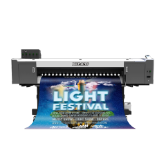 X3S1.8m Roll to Roll UV Printer with 3 i3200 heads