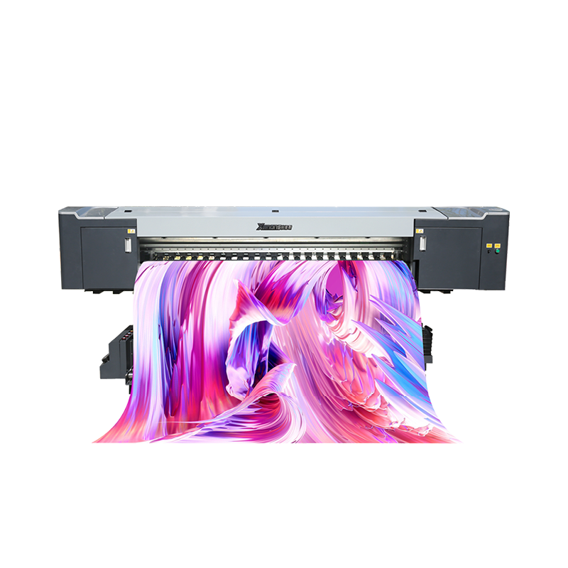 X3S-1.8m-roll to roll UV printer with 4 Rioch G5/G6 heads