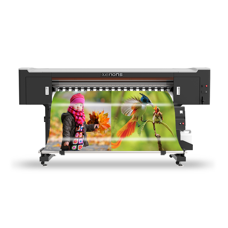 X3E1.6m/1.8m Eco Solvent Printer with 2 i3200-A1 heads