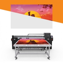 X180 1.8m Hybrid UV Printer with 4 Rioch G5/G6 heads