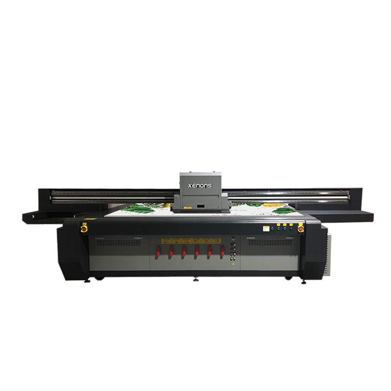 X3220-3.2 * 2.1 m UV LED Flatbed Inkjet Printer (max support 12*industrial head)