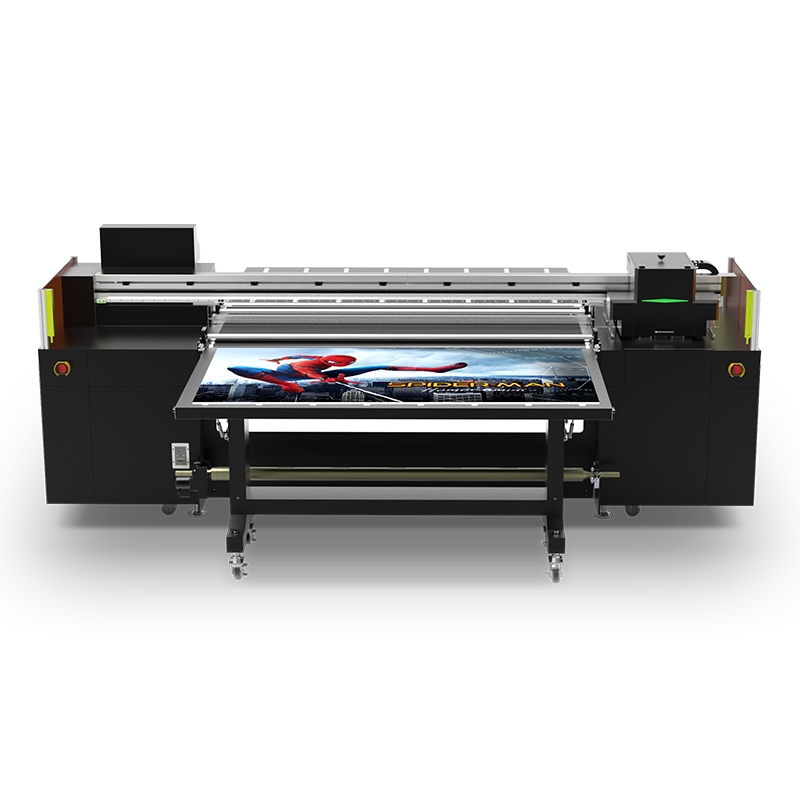 XJ1800 1.8m Hybrid UV Printer with 5-7 Epson T3200 heads