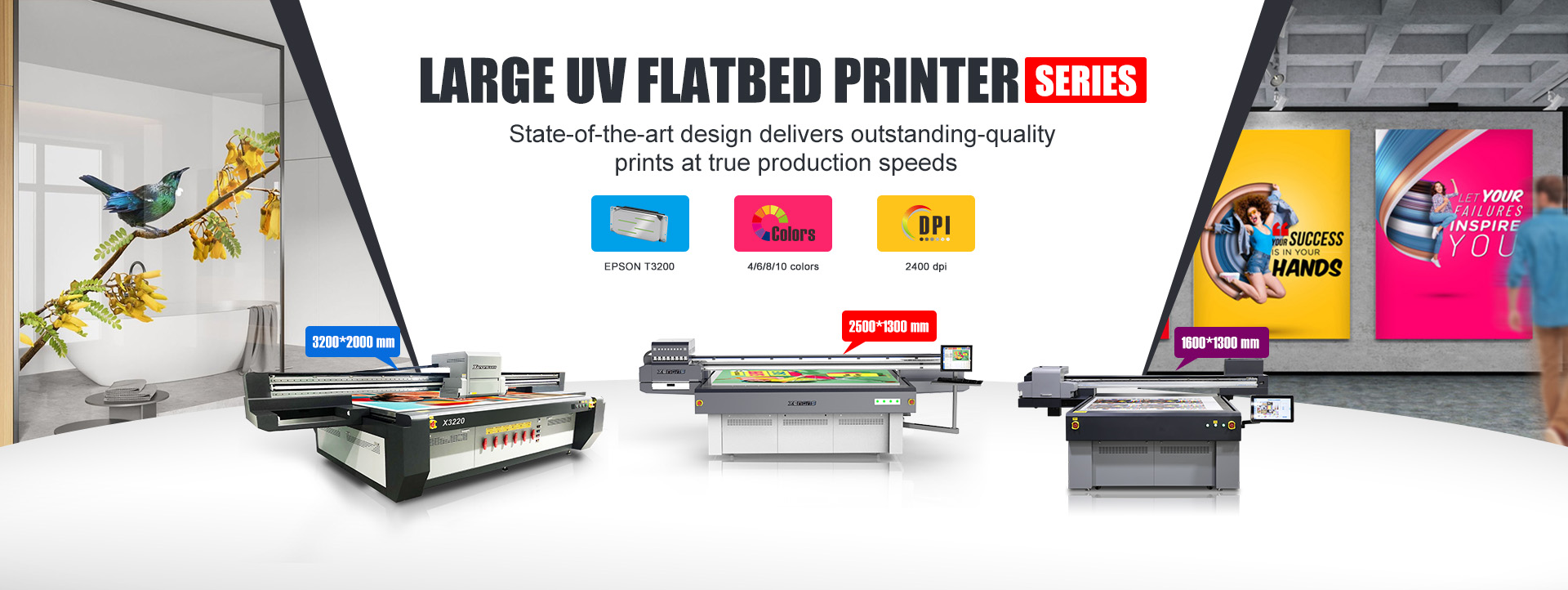 Large UV Flatbed printer
