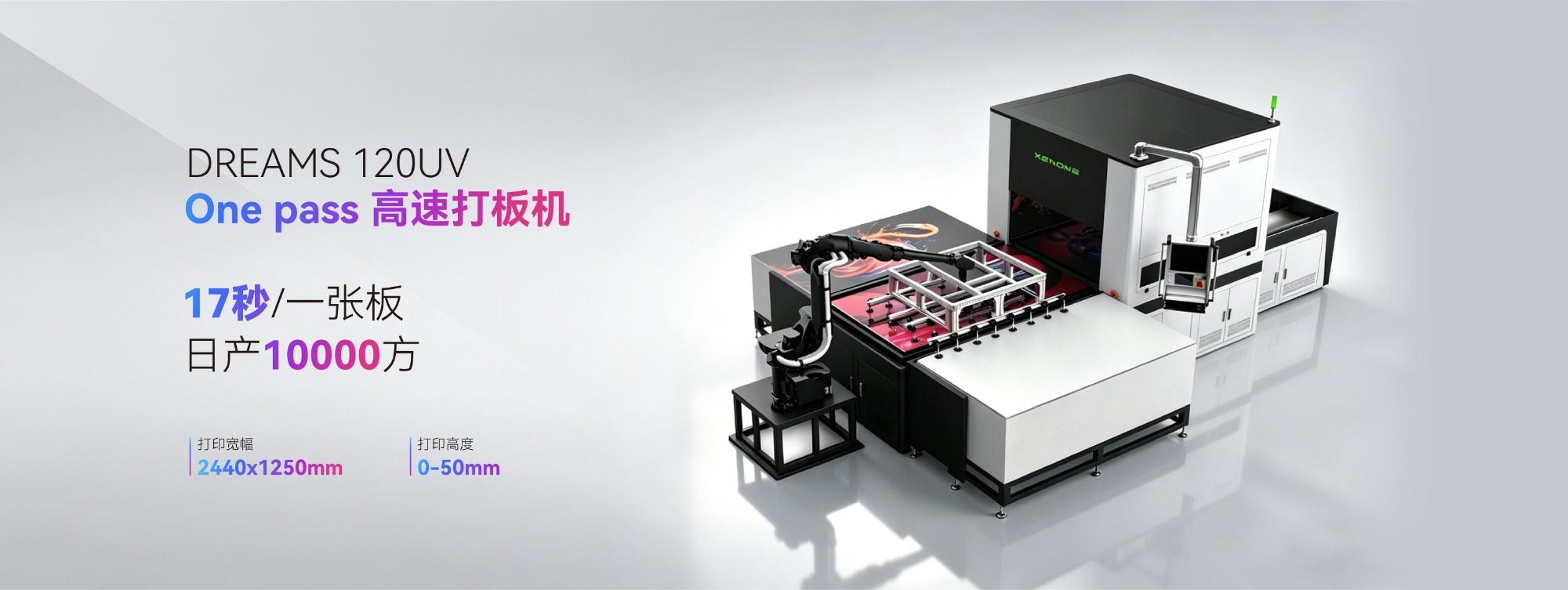 DREAMS One pass 高速打板机