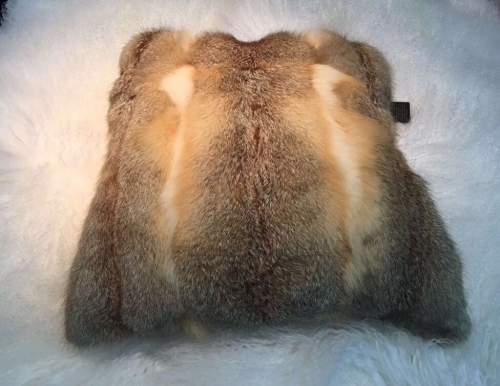 ZC-HomeFurniture,Nature Fur,Mongolia Fox Pillow,Cushion 50x50cm
