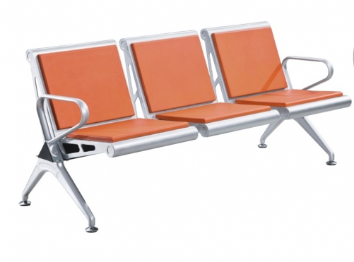 ZC-HomeFurniture,Airport Office Reception Waiting Chair Bench Guest Chair Room Garden Salon Barber Bench