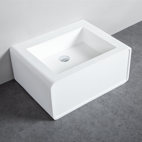 Top Resin Industrial Solid Surface Wash Basin