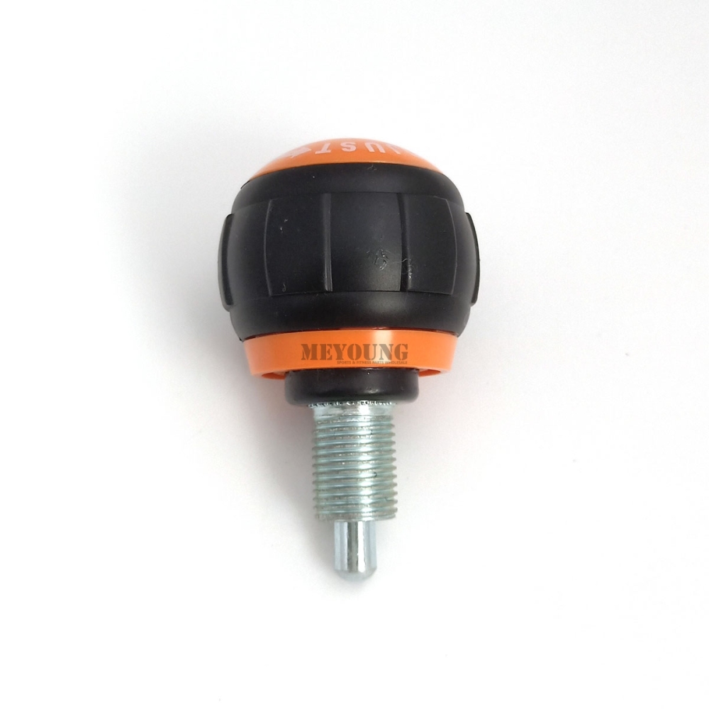 M16*1.5 thread Spin Upright Bike Round Orange Pop Pull pin Knob #7688-O