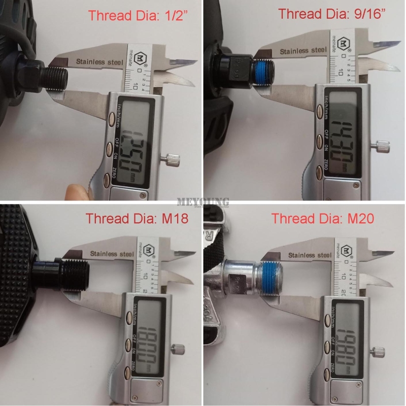 Commercial Sealed Bearing Exercise Spinning Bike Pedals JD-037V