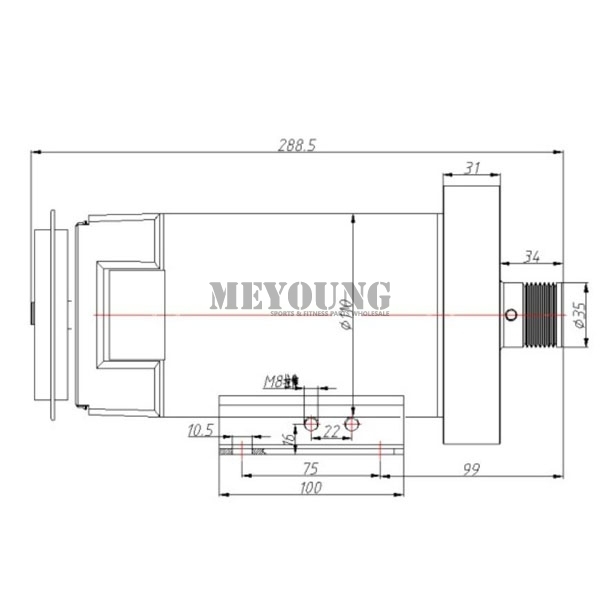 DC 2.0HP 1500W Treadmill Motor 5132
