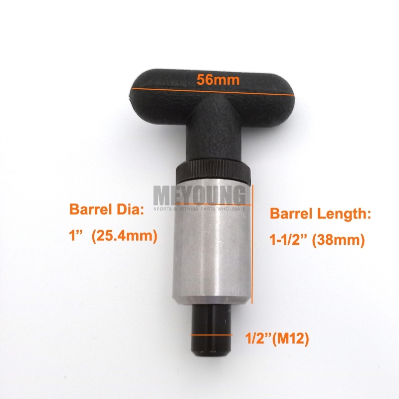 1/2" Diameter With 3/4"-16 Fine Thread 1-1/2" Barrel Spring Loaded Release Pop Pin 6887