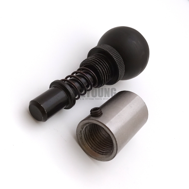 1/2" Diameter With 3/4"-16 Fine Thread 3" Barrel Spring Loaded Release Pop Pin 6887