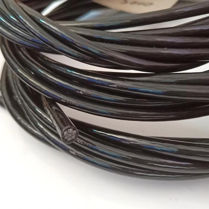 5mm Black PU Coated（5.6mm）7*19 Gym Cable Wire Rope #5052