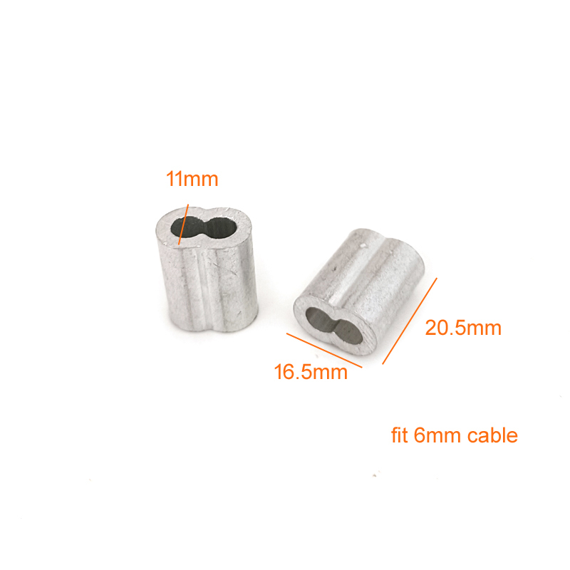 Sleeve Oval Crimp for 6mm Gym Cable Wire 5023-C