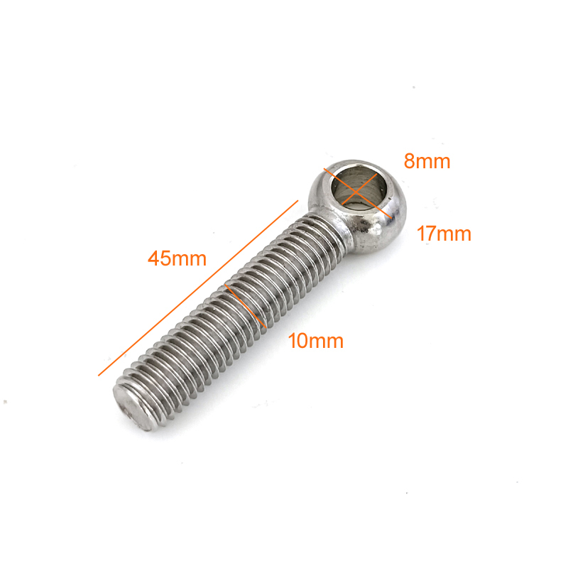 M10 Steel Link Eyelet For Gym Cable Wire Stoper Assembly Attachment 6947-B