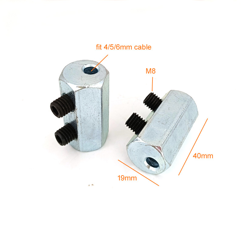 Connector with 2 Screws for Gym Cable Wire 5025