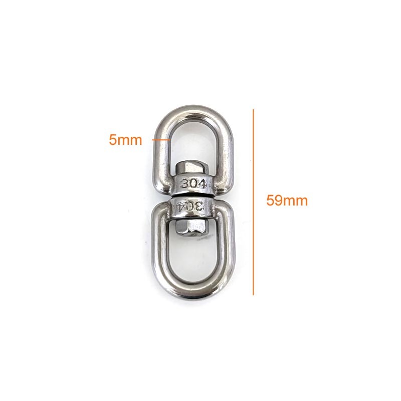 Steel Swivel Connector for Gym Cable 6950