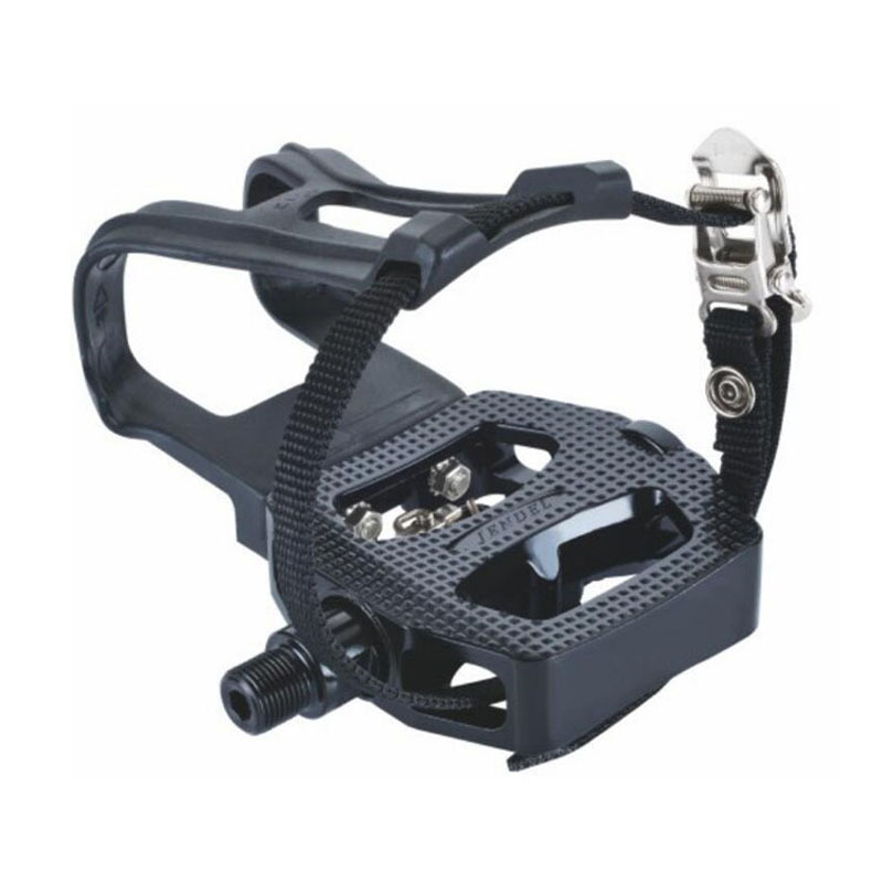 Commercial Sealed Bearing Spinning Bike Pedals with Toe Clips SPD Cleats JD-037V