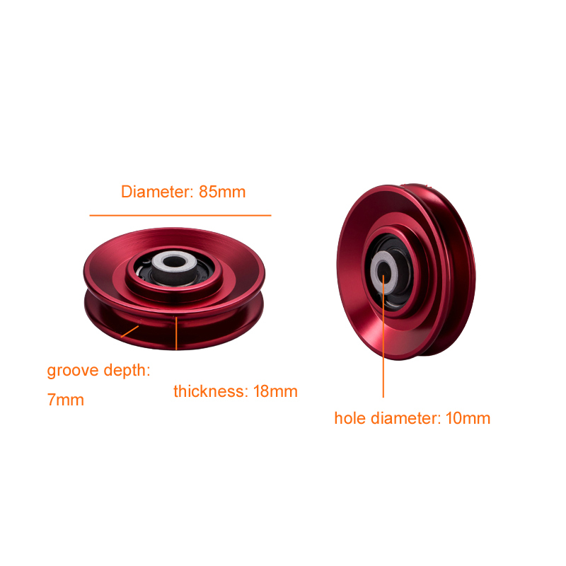 Aluminum  Pulley Wheel- Φ85*M10 #6366