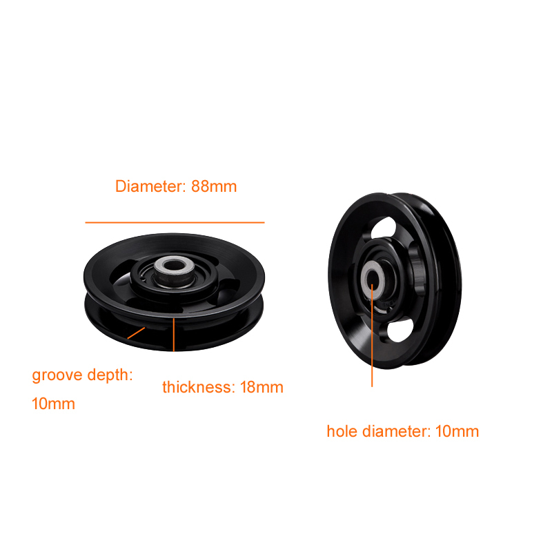Aluminum  Pulley Wheel- Φ88*M10 #6365