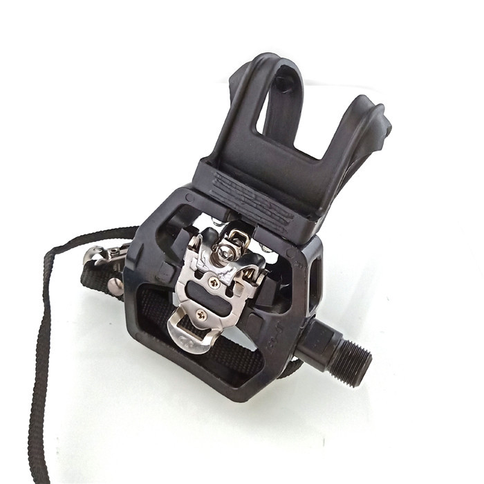 Commercial Sealed Bearing Spinning Bike Pedals with Toe Clips SPD Cleats JD-037V