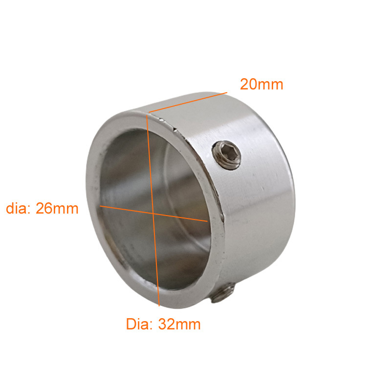 Aluminum cap for 1"tube with two screws #6926-A