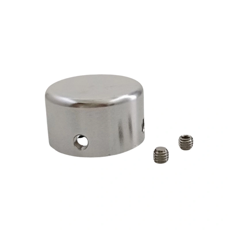 Aluminum cap for 1"tube with two screws #6926-A